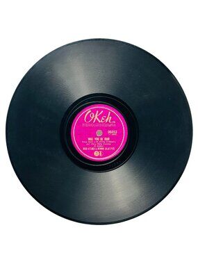Bob Atcher Bonnie Blue Eyes Will You Be True 10in Shellac 78 RPM Okeh 06453 VG+